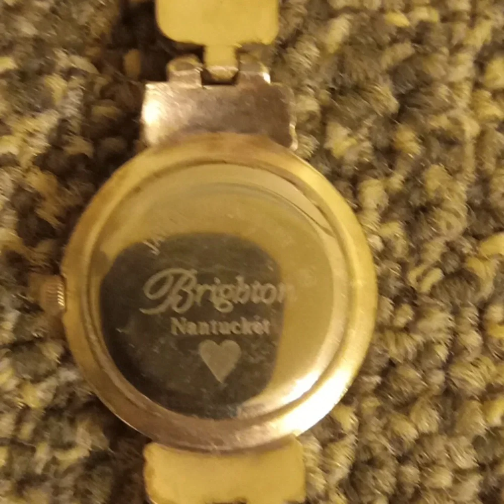 Brighton Vintage Nantucket women's silver tone watch